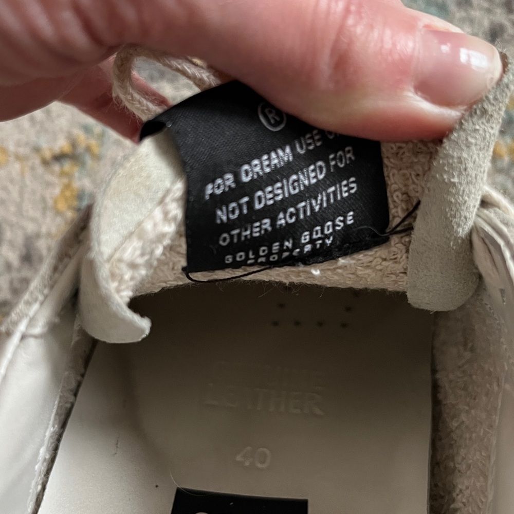 ⭐️ Golden Goose Super-Star Sneakers Size 40 (9/9.5) ⭐️ - Picture 6 of 9